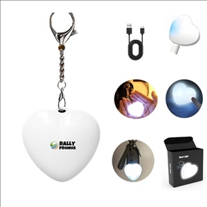 Touch Switch USB Rechargeable Purse Light Keychain